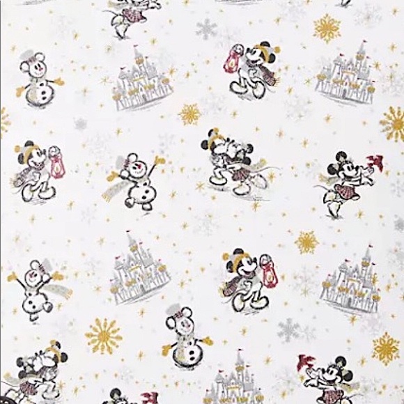 Disney Dooney & Bourke Mickey Minnie Christmas Holiday Tote HARD to FIND - Picture 7 of 9